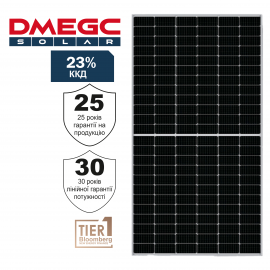 Монокристалличкая солнечная двухсторонняя панель DMEGC DM515G12RT-B54HBW INFINITY n-type Bifacial